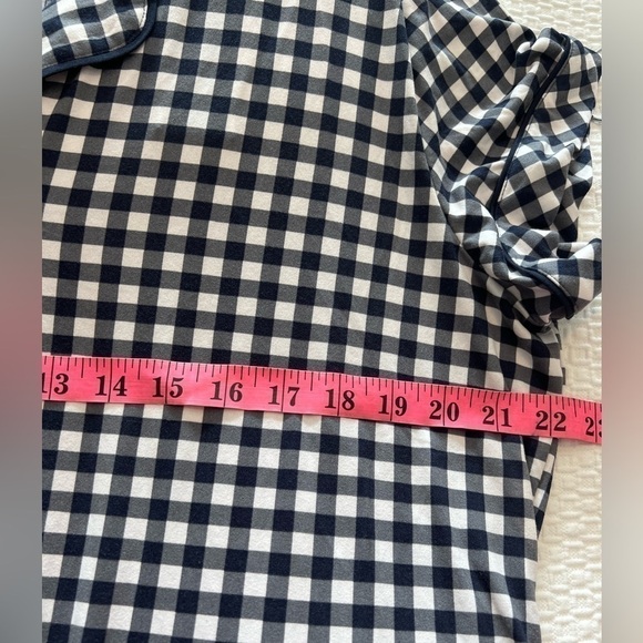 Draper James Pajama Top in Gingham - Picture 8 of 16